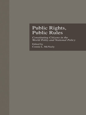 cover image of Public Rights, Public Rules